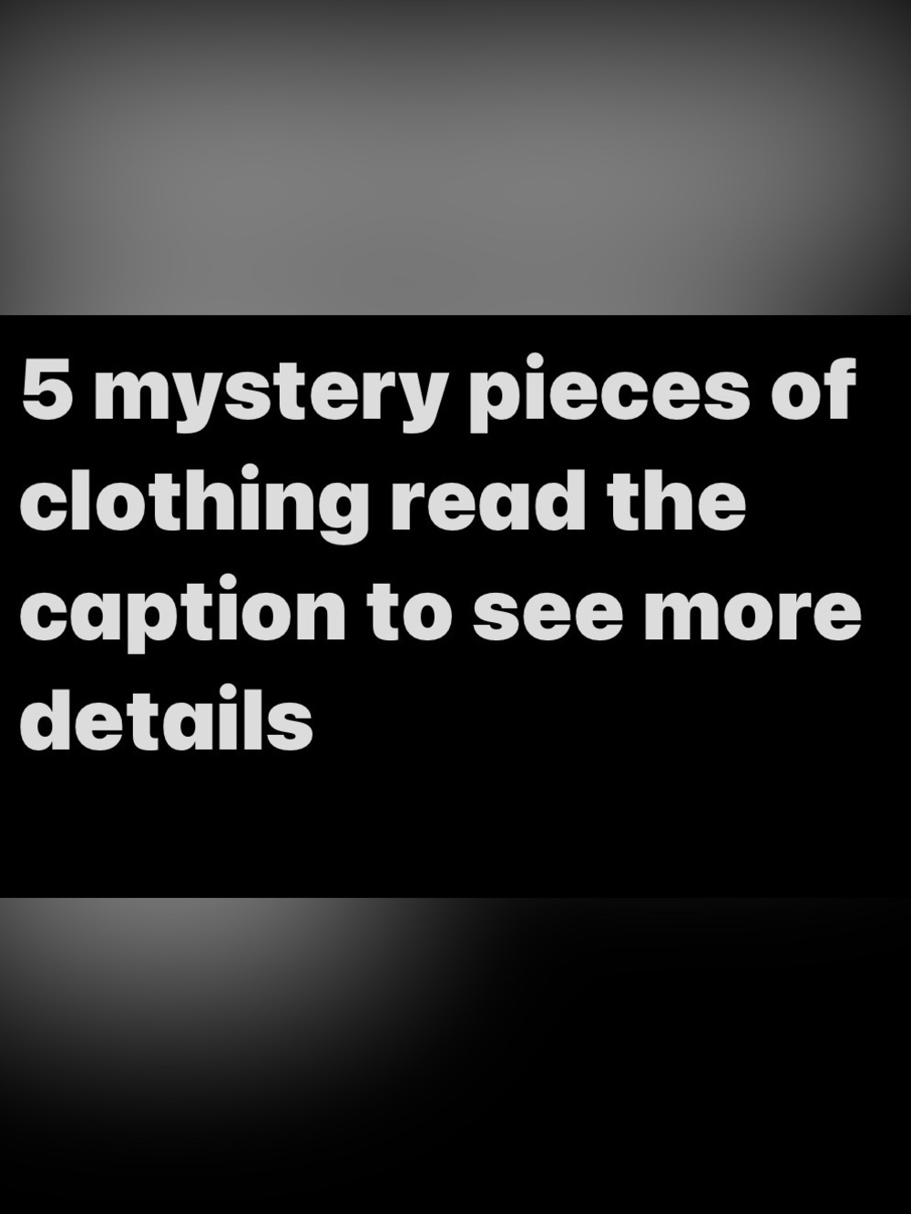 5 pieces of clothing
